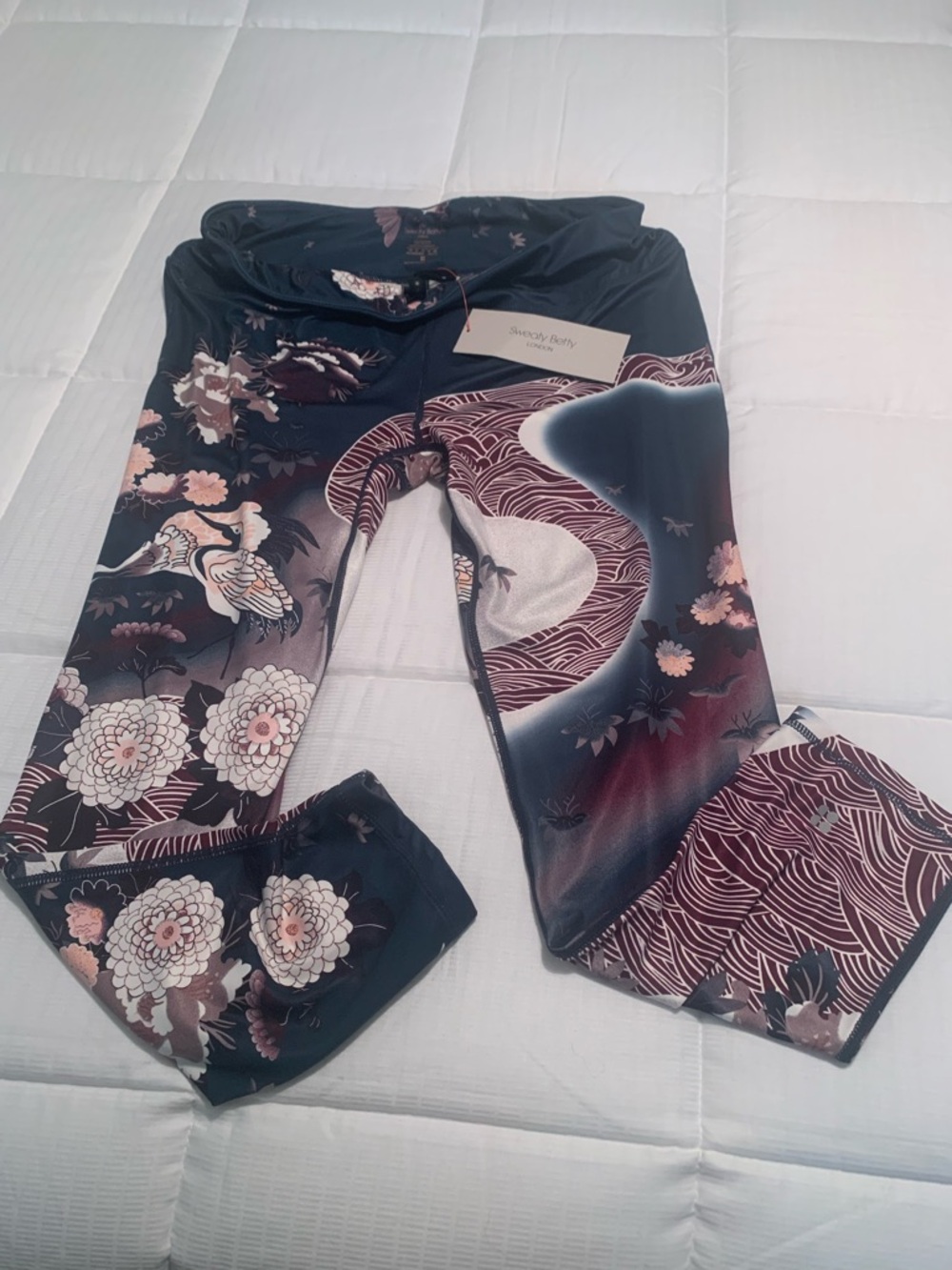 Sweaty Betty Contour Luxe 7/8 Workout Leggings, Size XL - NWT - Inseam 24”
